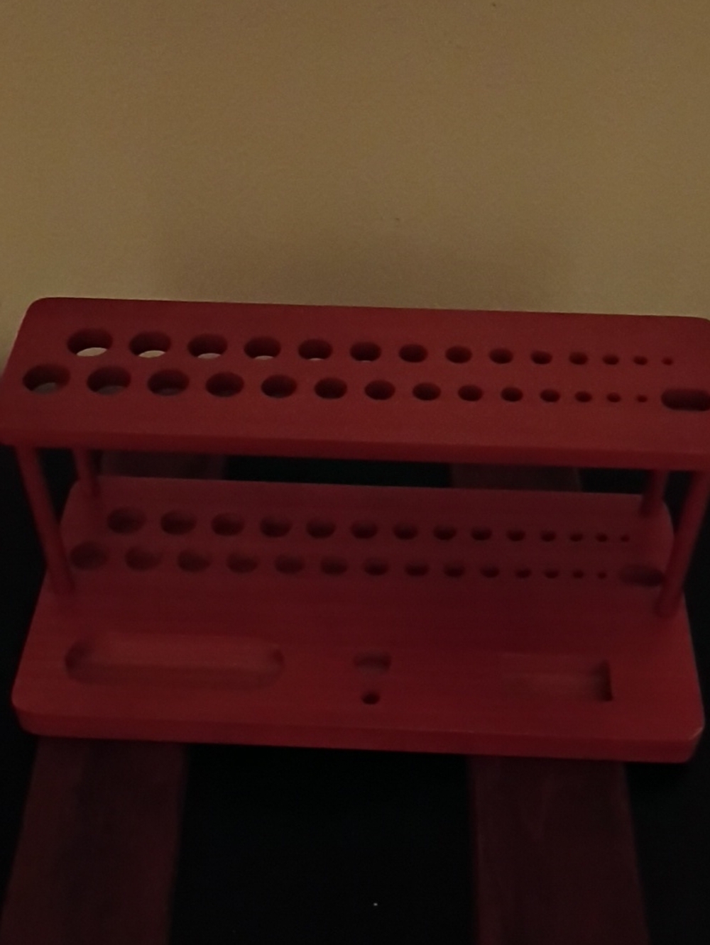 Wooden Crochet Hook Organizer Rack - Brand Unspecified